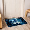 thumbnail image 6 of Wolf Non-Slip Polyester Chair Mat - Machine Washable Door Mats and Rugs, 6 of 6