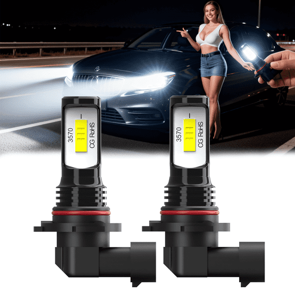 HB4 9006 LED Fog Light Bulb For 2004-2009 Toyota Prius,High Brightness Headlight Bulb,6500K,Pack of 2
