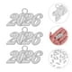 thumbnail image 3 of 50 piezas 2026 Charms Graduación 2026 Borla Charm Colgante Charms para Graduación Birrete Borla, 3 of 8