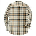 thumbnail image 3 of Dubinik® Mens Flannel Shirts Long Sleeve Button Down Casual Work Plaid Shirt Men All Cotton Soft with Pocket Regular Fit, 3 of 7