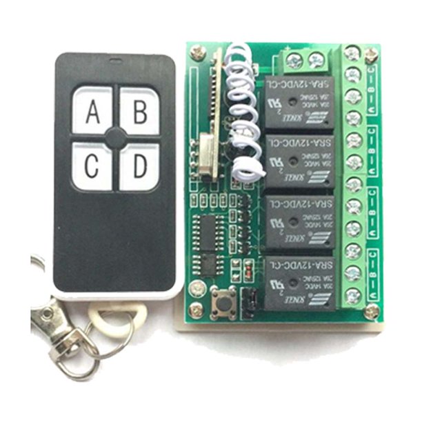 Interruptor RF inalámbrico Simple a juego interruptores de Control remoto controladores remotos mano de obra reemplazada módulo de Teléfono y Comunicación relé negro como se muestra en las imágenes