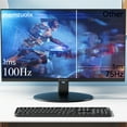 thumbnail image 2 of Memzuoix 27 Inch Monitor - 1080P, VA Panel, Full HD, Frameless, 100Hz, FreeSync, Built-in Speakers,for Working and Gaming, Low Blue Light, Flicker Free, HDMI, VESA Mountable, Tilt -Black, 2 of 9
