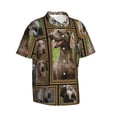 thumbnail image 2 of Weimaraner Dog Hawaiian Shirts For Men, Summer Short-Sleeve Relaxed-Fit Button-Down Shirts Small, 2 of 9