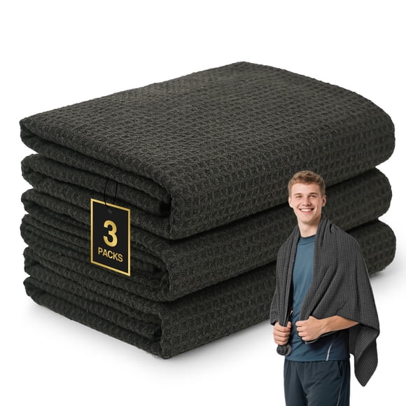 Toalla de gimnasio SOOWASH de microfibra para ducha, secado rápido, 70 x 140 cm