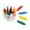 A-12Colors, variant on Mess Free Plastic Crayons Set, for Campus Art Activities and Home Creative Coloring, Multi Color Drawing Tools for Imaginative Art Expression