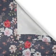 thumbnail image 4 of Ambesonne Floral Valance Pack of 2, Vintage Style Flower Bouquet, 54"X18", Dark Indigo and Multicolor, 4 of 5