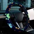 thumbnail image 6 of Dog Paw Print 14.5 Inch Printing PVC Leather Car Wheel Cover Steering Wheel Cover Auto Accessories, 6 of 6