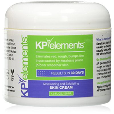 kp elements keratosis pilaris treatment cream - keratosis pilaris cream for arms and thighs - clear up red bumps today by combining our kp cream and body scrub (Best Treatment For Kp On Arms)