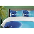 thumbnail image 4 of Ambesonne Flower Duvet Cover Sets, Orchid Floral Design, 2-Queen, Violet Blue White, 4 of 6