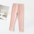 thumbnail image 2 of Odeerbi Toddler Girls Leggings Cotton Stretchy Tights Pants Toddler Kids Comfortable Leggings Great Softness Breathable Pants Toddler Clothes Pink, 2 of 7