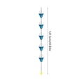 thumbnail image 3 of Cadena de lluvia galvanizada para canalones y bajantes, con recolector de agua decorativo y campana | Desviador de agua exterior para jardín, 3 of 6