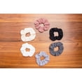 thumbnail image 5 of (5 pack) Scunci No Damage Thermal Scrunchies - Lavender/Neutral - All Hair - 6-Count, 5 of 6