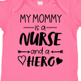 thumbnail image 4 of Inktastic My Mommy is a Nurse and a Hero Boys or Girls Baby Bodysuit, 4 of 5