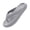 Grey, variant on Pillow Slippers Cloud Slides for Women Men Adjustable Double Buckle Soft Cushion Slides Non Slip Thick Sole Beach House Sandals Green