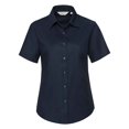 thumbnail image 1 of Russell Collection Womens Oxford Short-Sleeved Shirt, 1 of 3