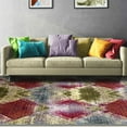 thumbnail image 5 of Superior Amarsi Colorful Washable Indoor Area Rug, Grey, 5' x 8', 5 of 6
