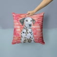 thumbnail image 2 of Carolines Treasures BB9795PW1414 Dalmatian Puppy Love Fabric Decorative Pillow  14Hx14W multicolor, 2 of 4
