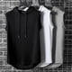 thumbnail image 2 of Men Gym Sleeveless Hoodie Fitness Sports Muscle Hooded Vest T-Shirt Tank Top, 2 of 5