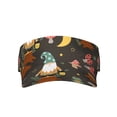 thumbnail image 2 of Kdxio Gnome Insect Frog Print Sun Visor Hat Golf Visor Adjustable Velcro Outdoor Sports Cap For Men Women, 2 of 7