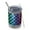 Rainbow Checkered Pattern, variant on 12oz Tumblers Rainbow Checkered Pattern Vacuum Insulated Stainless Steel Travel Tumbler Cups Mug with Lid and Straw for Beer,Coffee,Beverages with Cleaning Brush for Cold & Hot Drinks