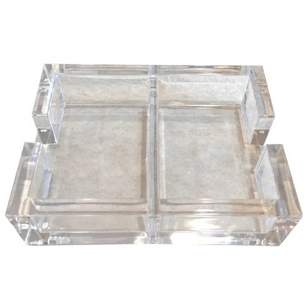 Acrylic Playing Cards Holder For 2 Decks of Playing Cards