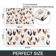 thumbnail image 7 of White Chicken Egg Pattern Kitchen Rugs Sets Of 2,Anti Fatigue Kitchen Mat Rugs Non Slip Washable,Decorative Kitchen Floor Mats for Kitchen,Sink,Laundry,17"x30"+17"x47", 7 of 7