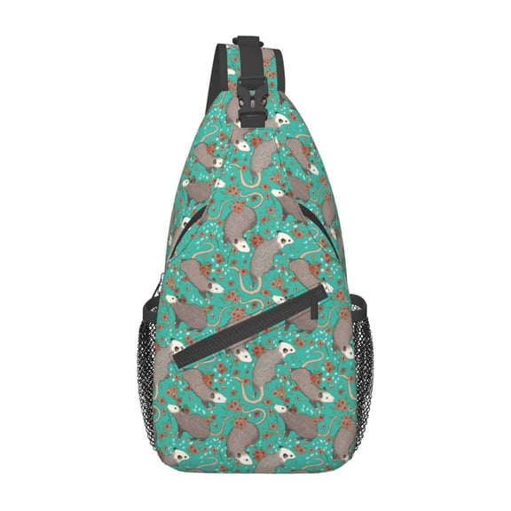 Possums Sling Daypacks Crossbody Backpack Chest Bag | Lightweight, Shoulder Bag, Travel, Hiking, Cycling, For Men Women