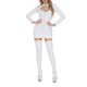thumbnail image 3 of Vestido ajustado sexi de conejito de charol para mujer, conjunto con medias, fiesta Rave, aspecto húmedo, ropa de discoteca, disfraz, Vestido corto recortado, 3 of 5
