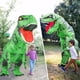 thumbnail image 5 of Traje inflable divertido de dinosaurio de Halloween Tyrannosaurus Rex Traje inflable de dinosaurio musculoso para montar, 5 of 5