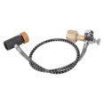 thumbnail image 4 of Soda Remote Hose CO2 Tank Cylinder Refilling Adapter with 24 Inches High Pressure Hose for Soda Can Connector CGA320 To TR21 4, 4 of 5