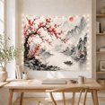 thumbnail image 5 of Traditional East with Asian Wash Muted, Serene Japanese Inspired for Japanese Art Lovers, Wall Decor, Thanksgiving Hostess Gift, Tapestry Wall Hanging for Dorm and Living Room, 5 of 7