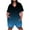 Blue1, variant on Jalioing Womens Jumpsuit Plus Size Short Sleeve V Neck Rompers Summer Casual One-Piece Short Overalls with Pocket