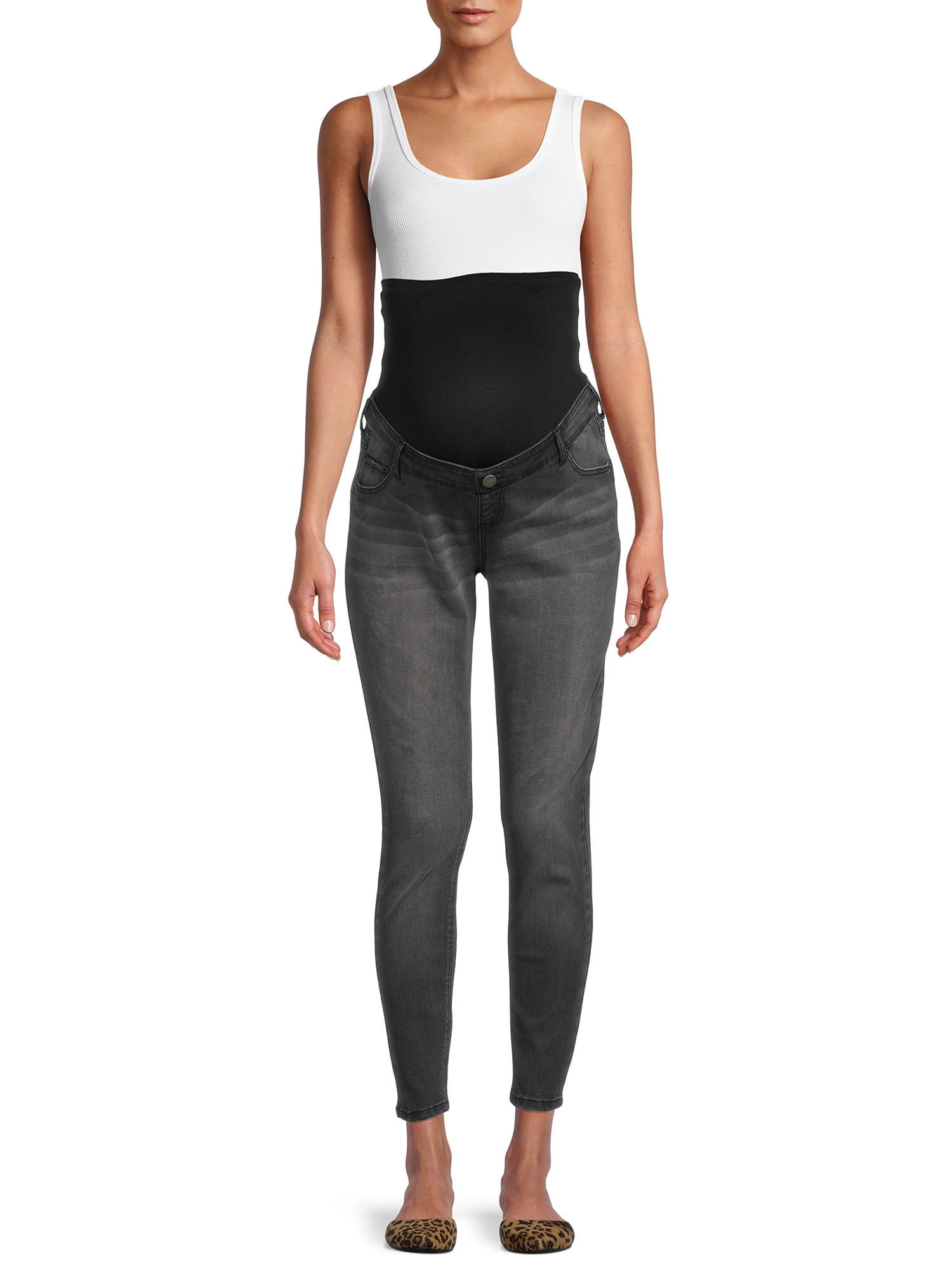 Time and Tru Women's Maternity Skinny Jeans, Sizes S-XXL