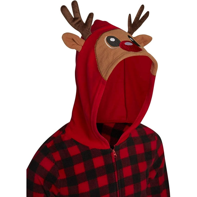Reindeer fleece onesie sale