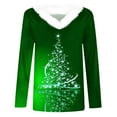 thumbnail image 4 of Womens Clothing 2025 Christmas Tops for Women Dressy,Christmas Long Sleeve Tops for Women - Festive Styles,Christmas Tops for Women - Green M, 4 of 5