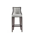 thumbnail image 2 of Manhattan Comfort Fifth 31.5" Faux Leather Barstool in Gray (Set of 3), 2 of 7