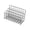 Black, variant on Letter SorterOrganizer for Desk, Premium Plated Metal Mail Holder, 3-Slot Ultra-Stable Non-Wobbling Desktop Organizer for Envelopes, Documents, Palettes
