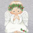 thumbnail image 3 of CafePress - Christmas Cute Baby Angel Praying Long Sleeve T Sh - Womens Baseball Tee, 3 of 4