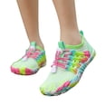 thumbnail image 3 of Gubotare Water Shoes Girls Kids Water Shoes for Girls Boys Kids Swimming Shoes Kids Beach Shoes (Green,Big Kids 3.5), 3 of 8