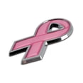 thumbnail image 2 of Elektroplate Pink Ribbon Chrome Emblem Peel-and-Stick 1-Count 3.25 x 1.5 x .125, 2 of 5
