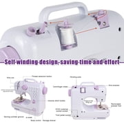 SINGOMON Sewing Machine, 67PCS Sewing Tool Set, Portable Sewings Machine Built-in12 Stitch Patterns, Dual-Speed Control, Home Multi-Function Handheld Mending Machine for Beginners
