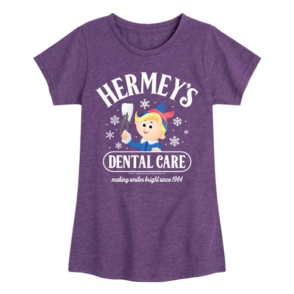 Rudolph - Hermeys Dental Care - Youth Girls Short Sleeve T-Shirt
