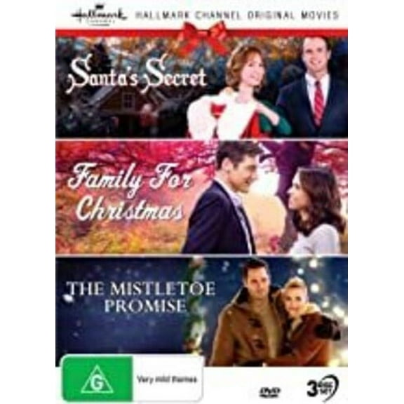 Hallmark Xmas 10: Santa's Secret (AKA Christmas At Cartwrights) / Family For Christmas / The Mistletoe Promise [NTSC/0] (DVD), Via Vision, Drama