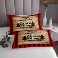 thumbnail image 3 of Erosebridal Rustic RV Car Coverlet Set King, Camper Bedding Set, Jungle Adventure Decor 3-Piece, 3 of 5