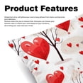 thumbnail image 2 of LOVE Luxurious Velvet Throw Pillow Inserts with Unique Patterns - Set of 2 (16x16, 18x18, 20x20 Inches) for Bed, Chair Pillow Covers for Any Occasion, 2 of 6