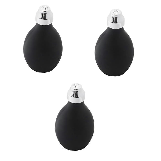 3pcs Silicone Hair Powder Spray Bottle for Salon and Barber with Even Dispensing