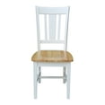 thumbnail image 3 of International Concepts Unfinished San Remo Solid Wood Splatback Dining Chairs, Set of 2, 3 of 9