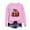 Pink Sweatshirts for Winter, variant on XPMWRP Women's Halloween Pumpkin Graphic Printed Sweatshirt Crew Neck Loose Long Sleeve Pullover Winter Warm Casual Sweatshirt Blue XL