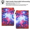 thumbnail image 2 of Universal Case for 6.5-7.5" Tablet, Dteck Pretty Pattern PU Leather Stand Cover for Kindle Fire 7/Galaxy Tab A 7"/Galaxy Tab E Lite 7"/RCA Voyager 7" and more 6.5 - 7.5 in tablet,12 Galaxy, 2 of 5