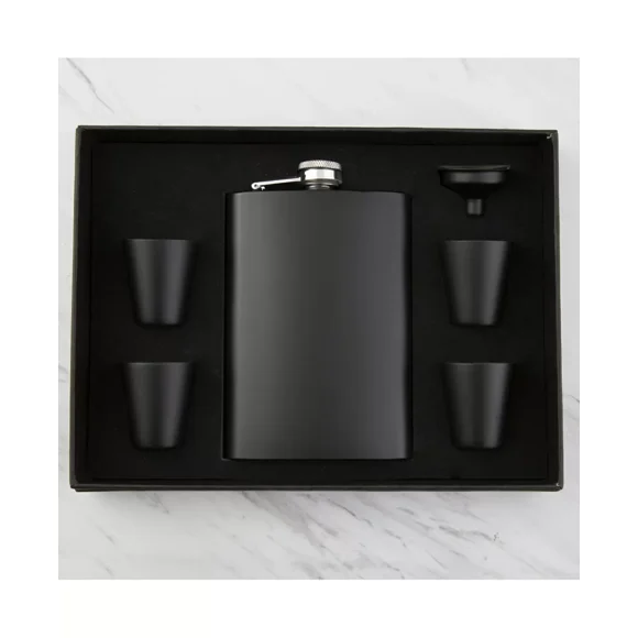 Thirstystone By Cambridge Stainless Steel Flask Set with Gift Box, Set of 6